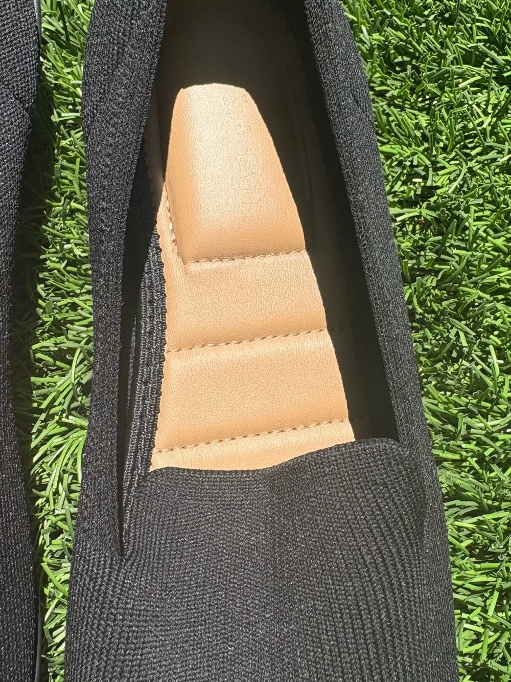 Kelly & Katie Black Espadrille Slip-On Flats